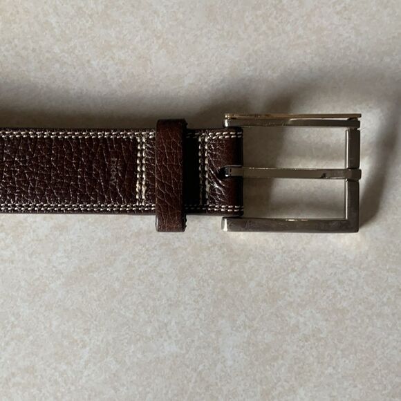 DKNY Genuine Leather Belt Men’s size40 - Picture 5 of 7